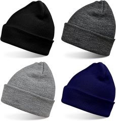 Classic Knit Unisex Adult Skull Hat With Good Stretchability