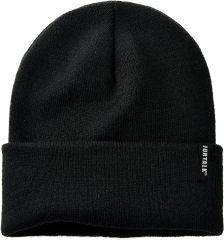 100% super soft acrylic Beanie Hat With Woven Patch