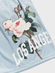 Men's Letter Graphic Shorts Drawstring Elastic Waist Summer Workout Track Shorts