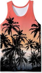 3D Print Tank Top Summer Casual