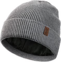 Custom Warm And Comfortable Lining Fleece Beanie