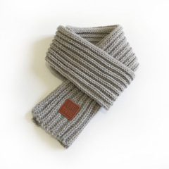 Adult scarf knitted scarf fashionable simple trendy women's short scarf