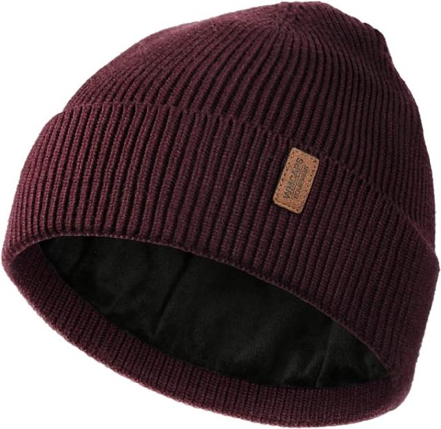 Multi Colors Super Stretchy Outdoor Warm Lining Winter Hats