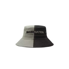 High Quality Custom Unisex Plain Two-tone Cotton Bucket Hat