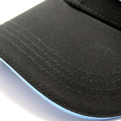 Sandwish Brim Cotton Unisex Baseball Cap with 3D embroidery For Sports