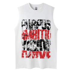 Custom Summer new letter printed loose vest Tank Top