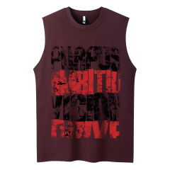 Custom Summer new letter printed loose vest Tank Top