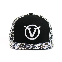 Custom Snapback hat, Polyester with Cotton Print and Embroidery Snapback