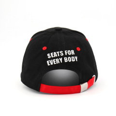 100% Cotton Unisex Baseball Cap with Embroidery patch