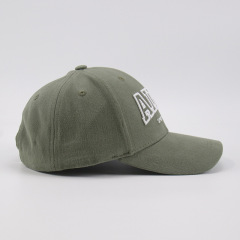 Heavy Brushed Cotton  Unisex Baseball Cap with 3D embroidery