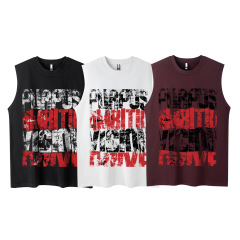 Custom Summer new letter printed loose vest Tank Top