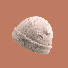 Knitted Ripped Distressed Hip Hop Winter Hats