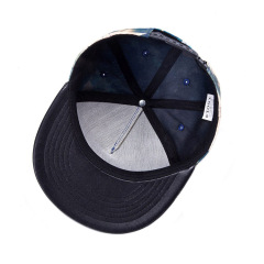 Custom Snapback hat, Men Flat Bill Hat  5 panels  Classic Snapback