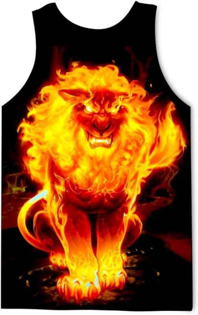 3D Tank Tops Summer Casual Novelty Sleeveless Shirt Unisex Colorful Graphics