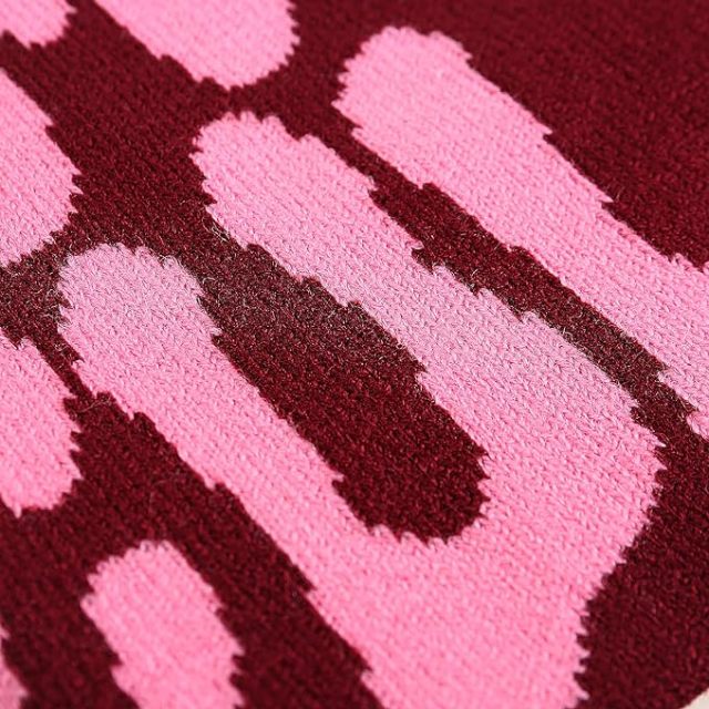 Custom Winter  Logo Printed Jacquard Beanies