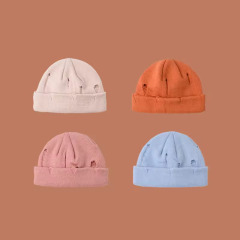 Knitted Ripped Distressed Hip Hop Winter Hats