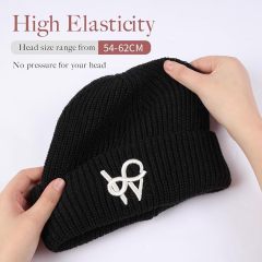 3D Embroidered High Elasticity Beanie Hat