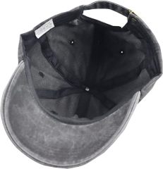 Custom Cotton Distressed Hat With Washed Effect