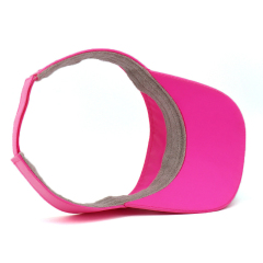 Premium Cotton Pink Visor Hat For Summer