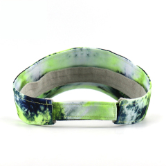 Sublimation Print Pattern Visor hat for sports