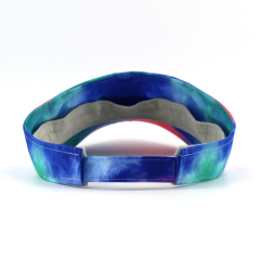 Sublimation Print Pattern Visor Hat For Summer