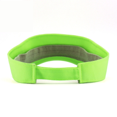 Fluorescent green  cotton Visor Hat For Summer