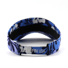 Sublimation Print Pattern Embroidery Visor Hat For Summer