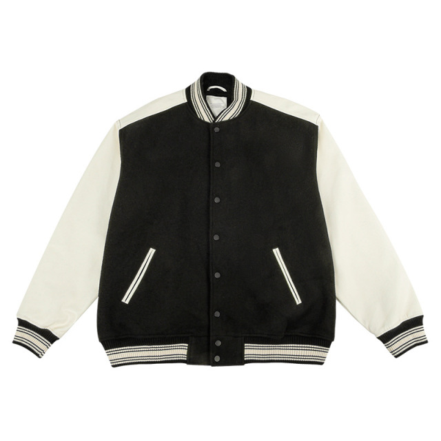 Custom Men's Baseball Jackets Unisex Casual Sweater Coat