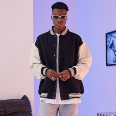 Custom Men's Baseball Jackets Unisex Casual Sweater Coat