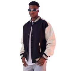 Custom Men's Baseball Jackets Unisex Casual Sweater Coat