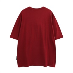 Fashion high street short-sleeved cotton T-shirt- Happy Crown Clothing