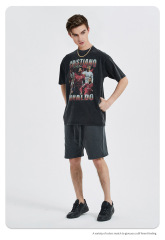 Loose casual men's short-sleeved T-shirt Happy Crown Clothing