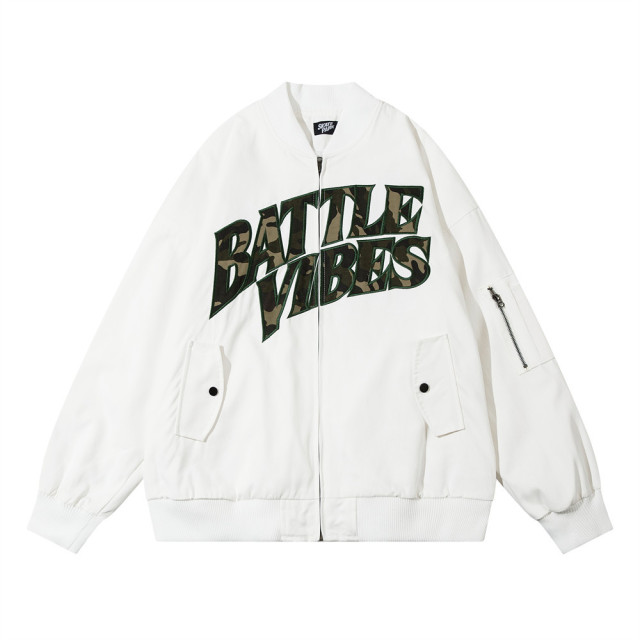 Men's Jacket Patches Embroidered Letters Baseball Jacket