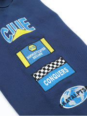 Customized coat with heavy letter embroidery, racing suit and baseball suit