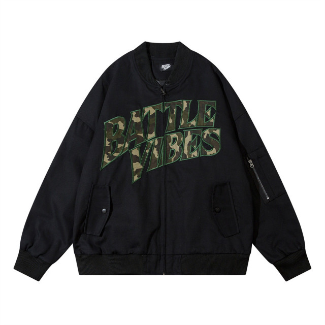 Men's Jacket Patches Embroidered Letters Baseball Jacket
