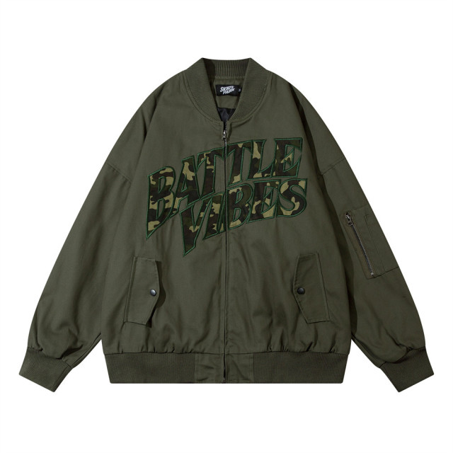 Men's Jacket Patches Embroidered Letters Baseball Jacket