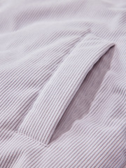 Corduroy embroidered cotton clothing autumn and winter new solid color jacket custom