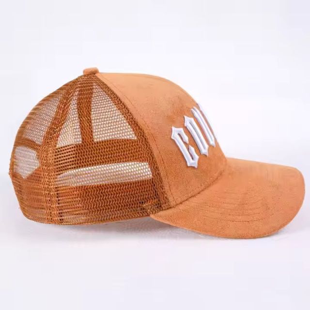 Custom 3D Embroidered Black Trucker Cap