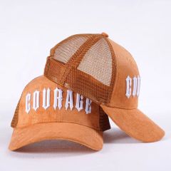 Custom 3D Embroidered Black Trucker Cap