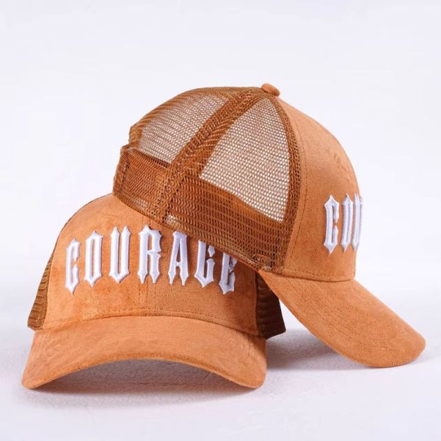 Custom 3D Embroidered Black Trucker Cap