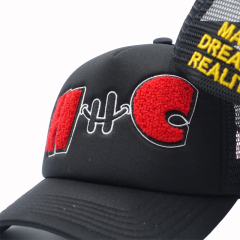 Custom 3D & Flat Embroidered Mesh Back Trucker Cap