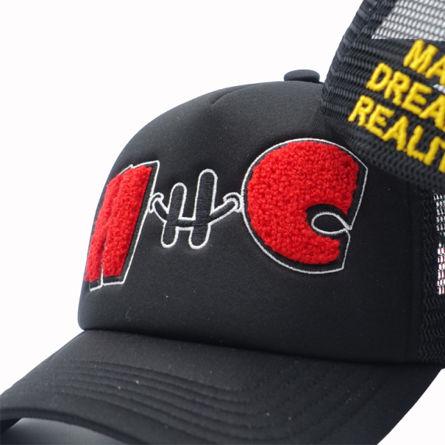 Custom 3D & Flat Embroidered Mesh Back Trucker Cap