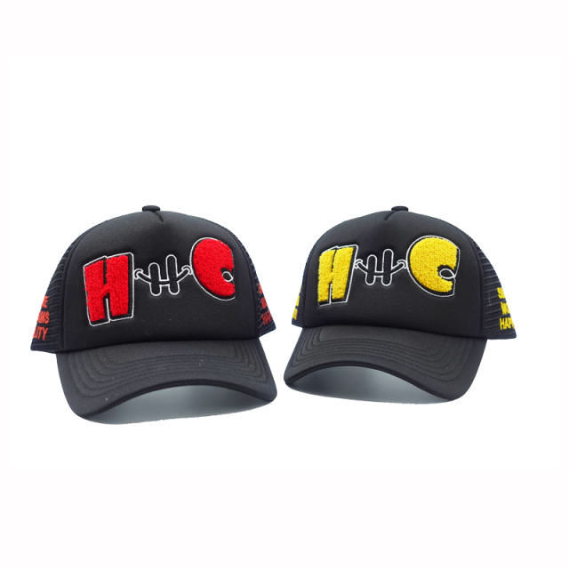 Custom 3D & Flat Embroidered Mesh Back Trucker Cap