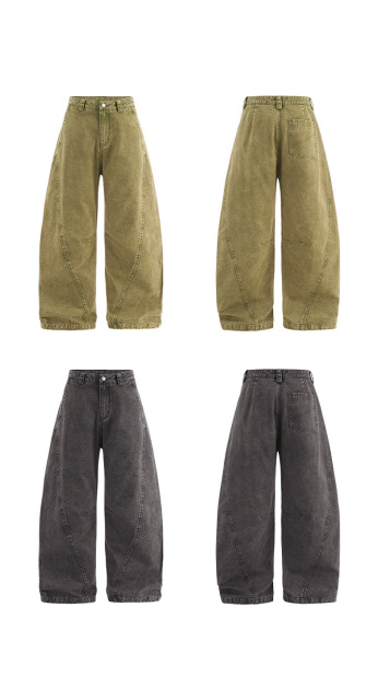 American Retro Canvas Washed Cargo Pants