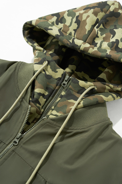 Winter detachable two-piece baseball jacket