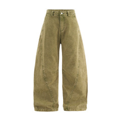 American Retro Canvas Washed Cargo Pants