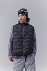 Outdoor Color-blocked Down Vest Jacket For Men And Women