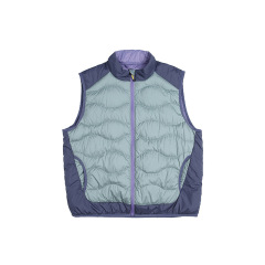 Outdoor Color-blocked Down Vest Jacket For Men And Women