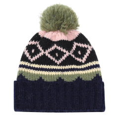 Custom Pom Pom Beanies with Jacquard Logo - Elevate Your Brand in Style