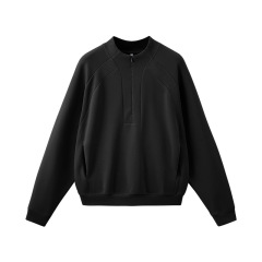 Unisex Custom Plain Black Hoodie